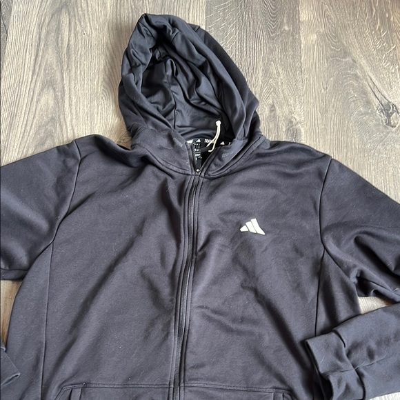 Black Adidas Men's Hoodie Jacket - Picture 2 of 6